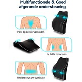 Ergonomisch Lendensteun Kussen Zwart - 34% Korting
