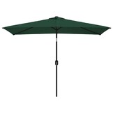 Rechthoekige parasol groen 200x300 cm - 34% korting