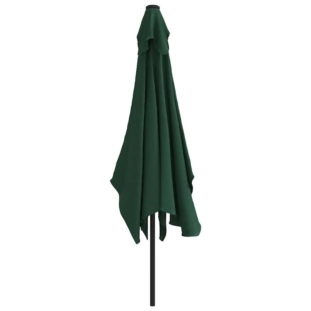 Rechthoekige parasol groen 200x300 cm - 34% korting