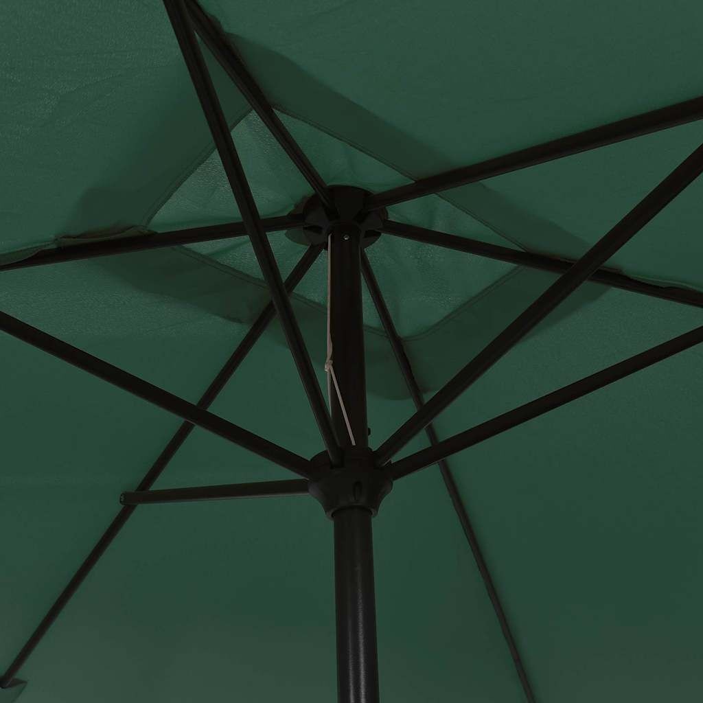 Rechthoekige parasol groen 200x300 cm - 34% korting