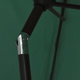 Rechthoekige parasol groen 200x300 cm - 34% korting