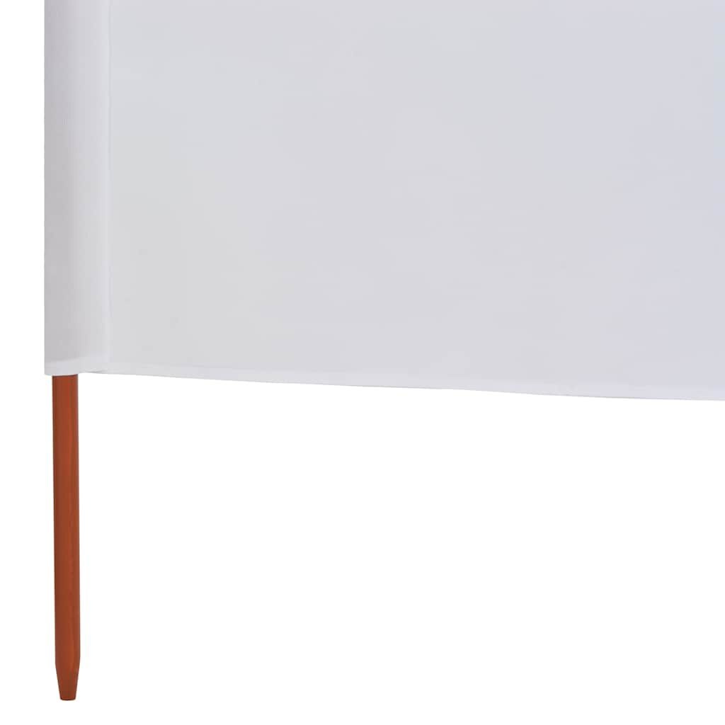 vidaXL Windscherm 9-panelen 1200x160 cm Zandwit - 35% Korting