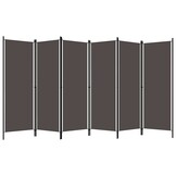Kamerscherm Antraciet 6 Panelen 300x180cm - 34% Korting!