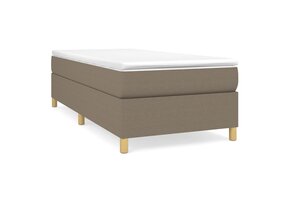 Boxspring Bed 90x200 cm Stof Taupe - 34% Korting