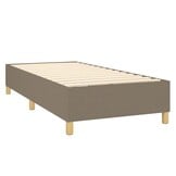 Boxspring Bed 90x200 cm Stof Taupe - 34% Korting