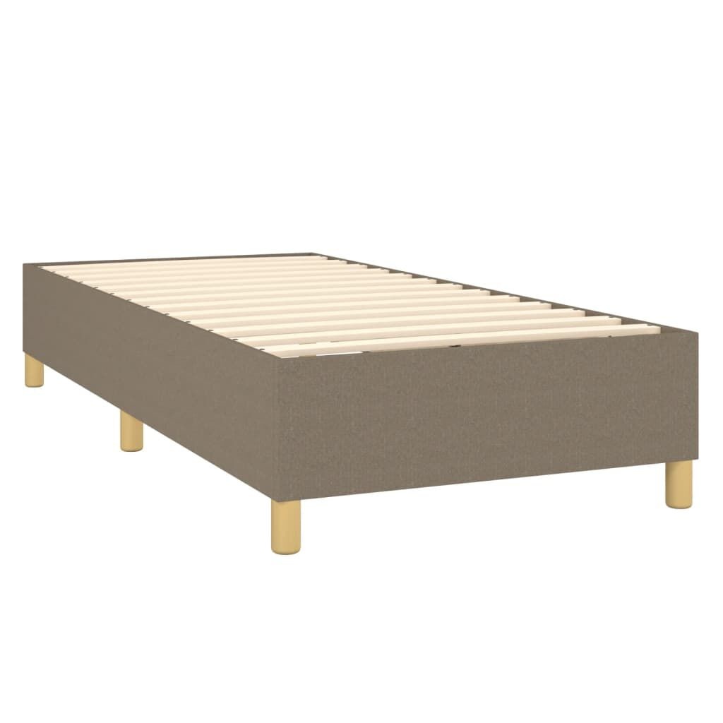 Boxspring Bed 90x200 cm Stof Taupe - 34% Korting