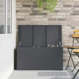 VidaXL Tuinkussenopbergdoos Gegalvaniseerd Staal - 34% Korting