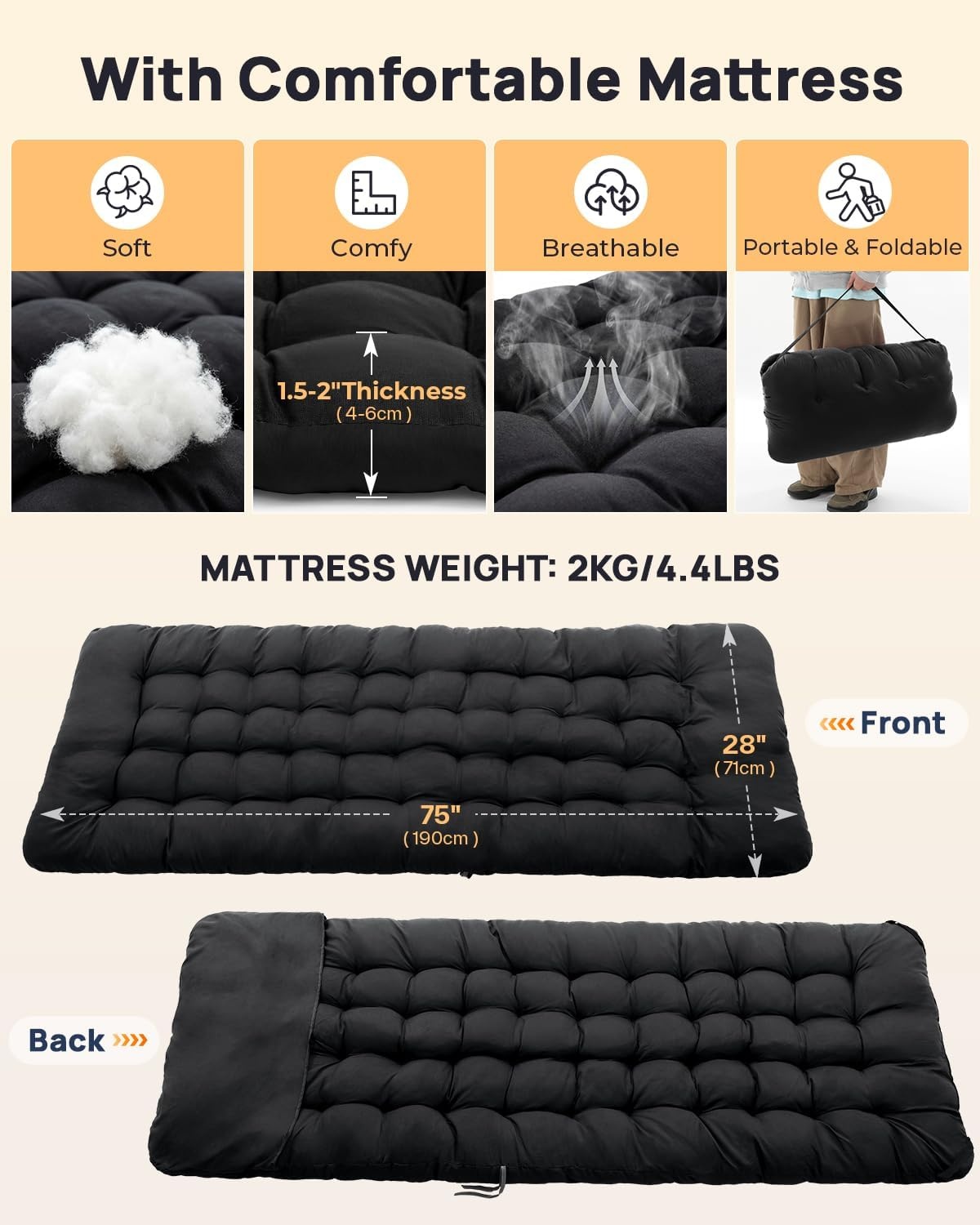 Sportneer Campingbed Volwassenen 34% Korting