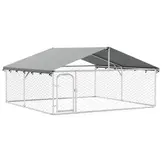 VidaXL Hondenkennel met dak 300x300x150 cm - 55% Korting