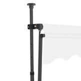 VidaXL Handmatige Luifel met LED 250cm Crème - 34% Korting