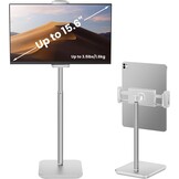 Draagbare Tablet- en Monitorstandaard Wit - 33% Korting