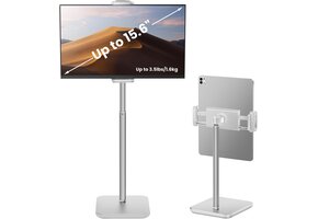 Draagbare Tablet- en Monitorstandaard Wit - 33% Korting