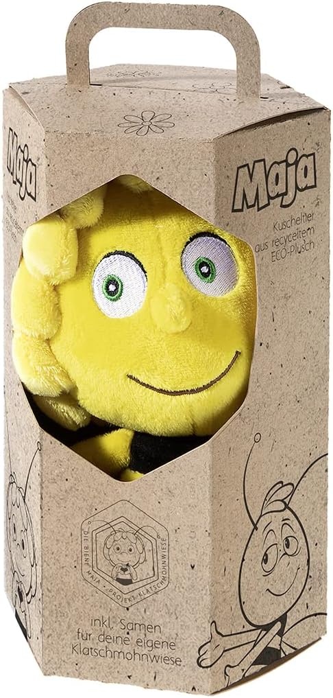Maja de Bij Knuffel (20cm) - Gemaakt van Gerecycled Pluche - 32% Korting!