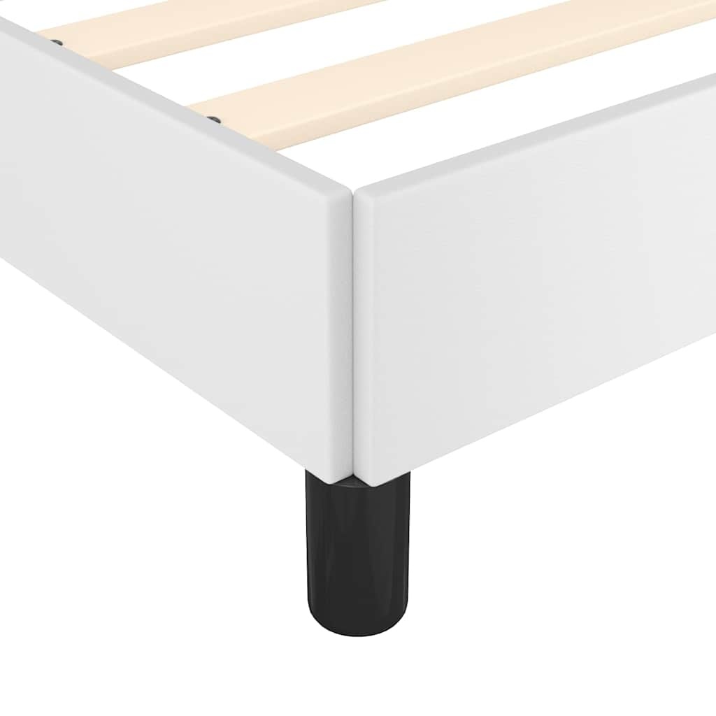 Wit Bedframe met Hoofdeinde 90x190 cm - 34% Korting