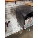 vidaXL Dressoir 140x35x70 cm massief gerecycled hout en metaal