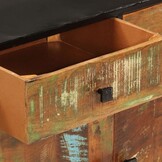 vidaXL Dressoir 140x35x70 cm massief gerecycled hout en metaal