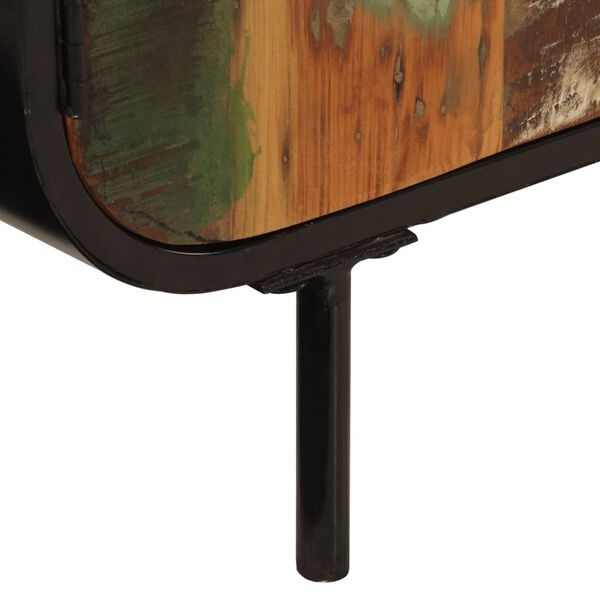 vidaXL Dressoir 140x35x70 cm massief gerecycled hout en metaal