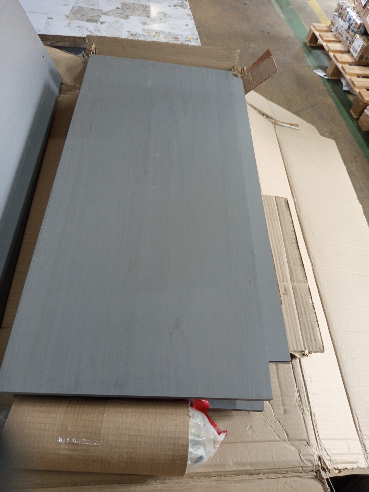 vidaXL Boekenkast BODO 82x40x173 cm massief grenenhout grijs