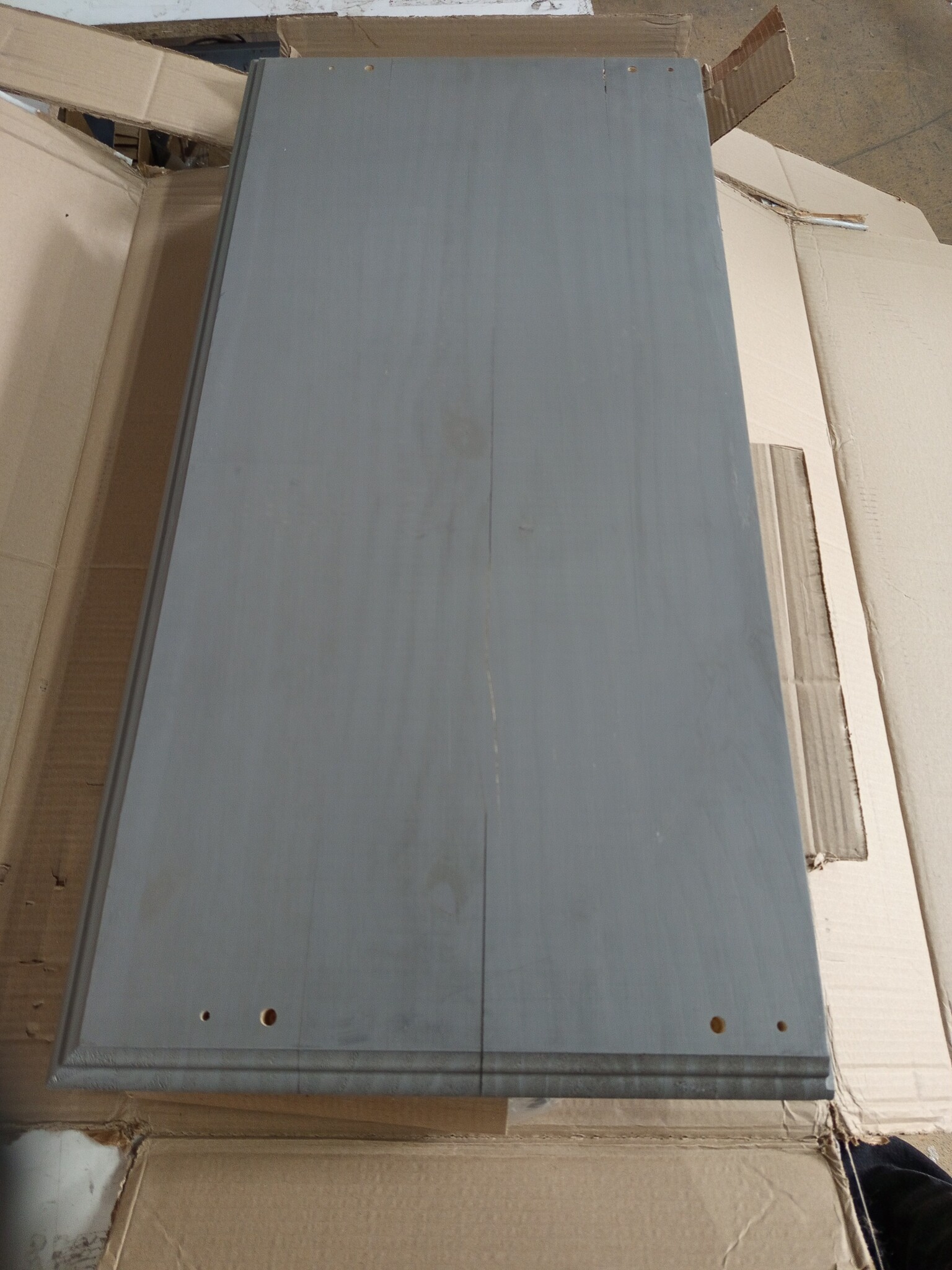 vidaXL Boekenkast BODO 82x40x173 cm massief grenenhout grijs