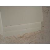 vidaXL Gangkast 55x25x189 cm bewerkt hout hoogglans wit