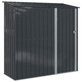 vidaXL Tuinhuisjes Antraciet 203 x 85,5 x 200 cm Metaal