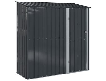 vidaXL Tuinhuisjes Antraciet 203 x 85,5 x 200 cm Metaal
