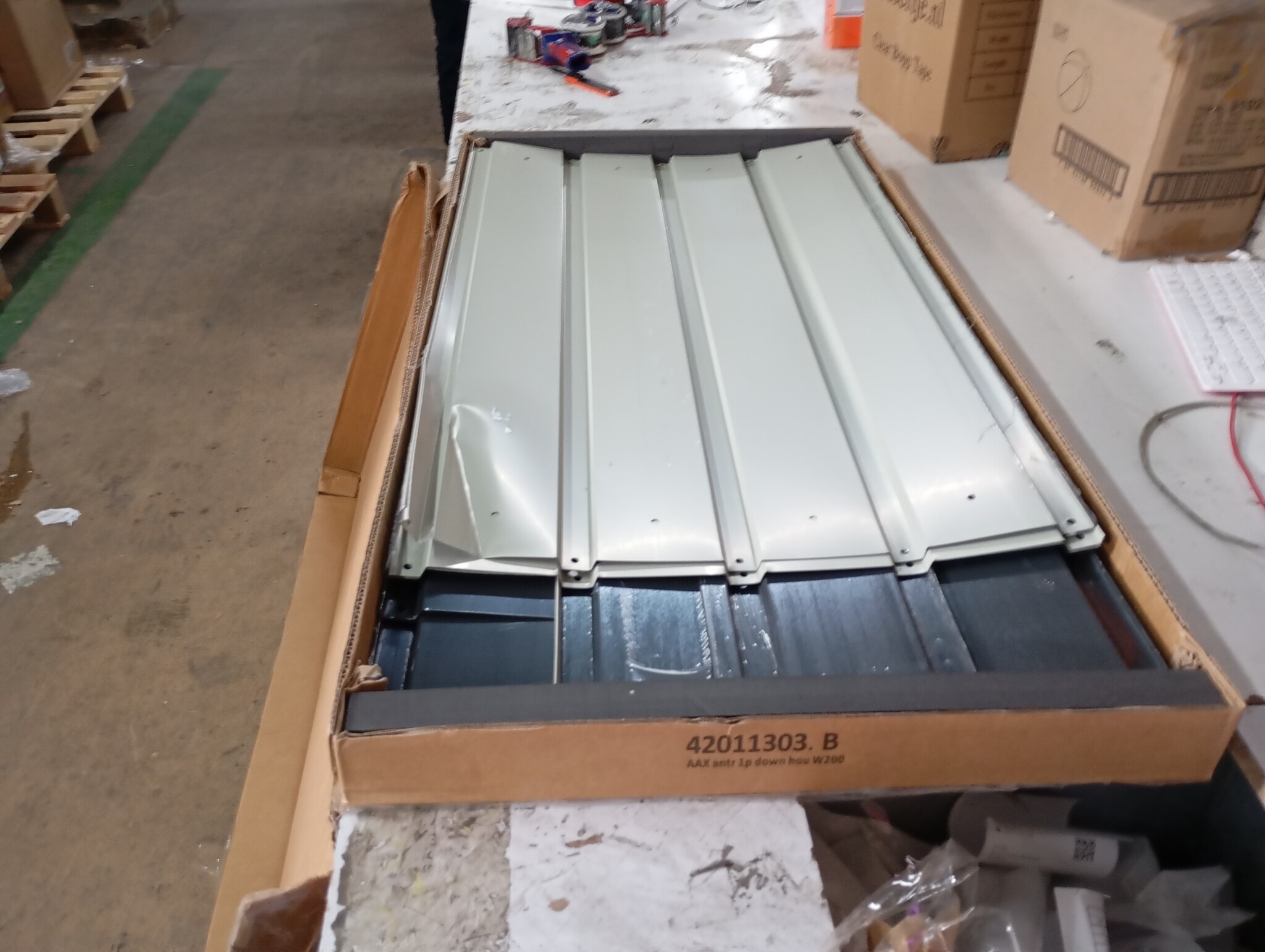 vidaXL Tuinhuisjes Antraciet 203 x 85,5 x 200 cm Metaal