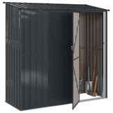 vidaXL Tuinhuisjes Antraciet 203 x 85,5 x 200 cm Metaal
