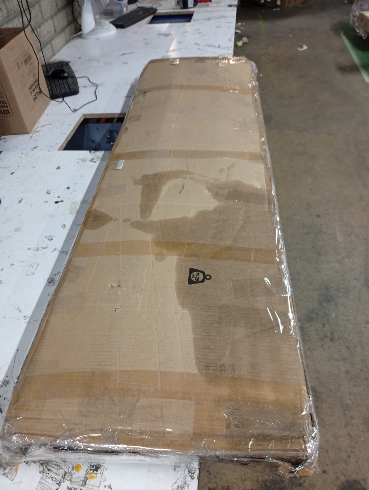 vidaXL Tuinschuur 257x392x181 cm metaal antracietkleurig