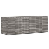 vidaXL Tuinbox 291x100,5x104 cm polyetheen rattan grijs