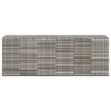 vidaXL Tuinbox 291x100,5x104 cm polyetheen rattan grijs