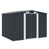 vidaXL Tuinberging 257x205x178 cm staal antraciet