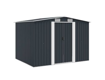 vidaXL Tuinberging 257x205x178 cm staal antraciet