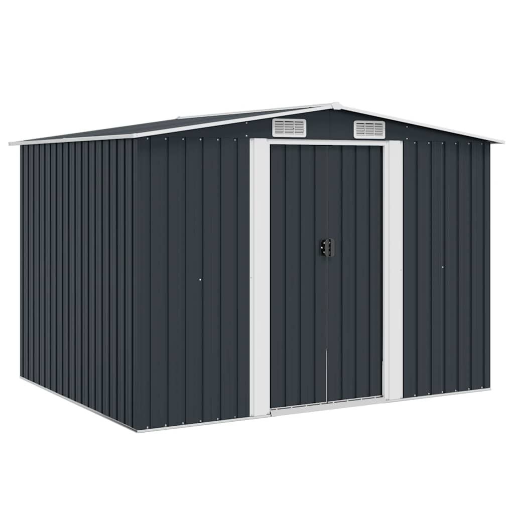 vidaXL Tuinberging 257x205x178 cm staal antraciet