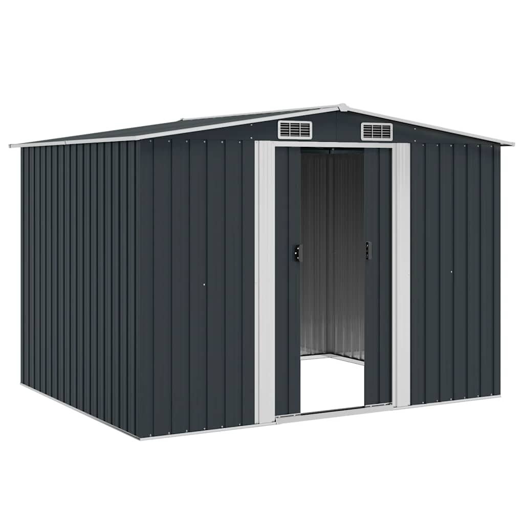 vidaXL Tuinberging 257x205x178 cm staal antraciet