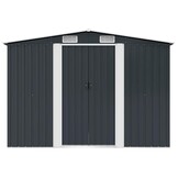 vidaXL Tuinberging 257x205x178 cm staal antraciet