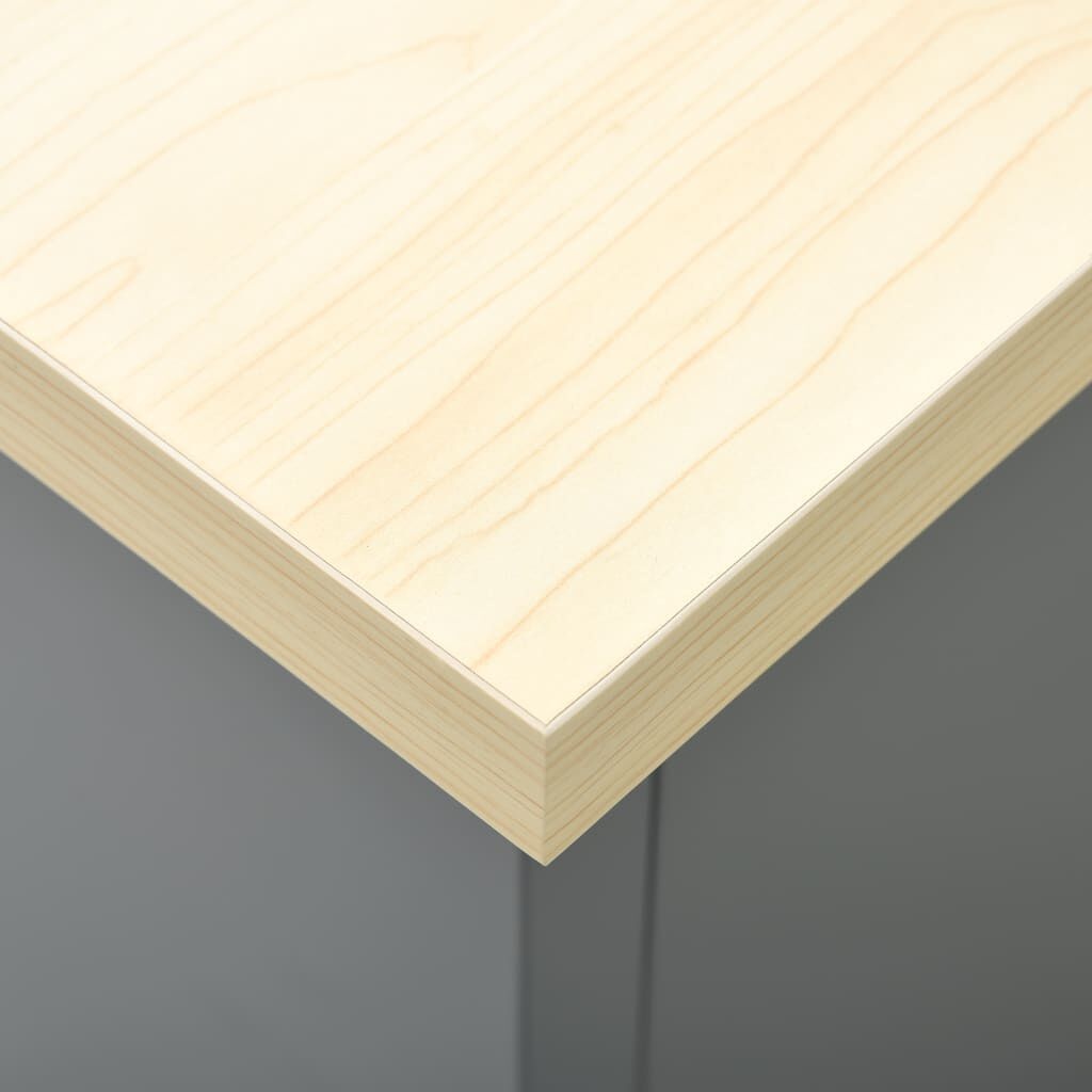 vidaXL Werkbank 160x60x85 cm staal zwart