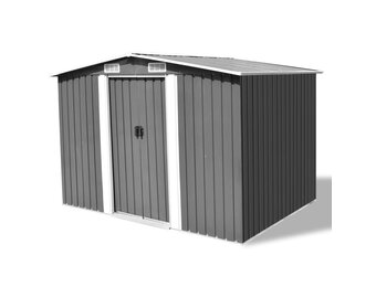 vidaXL Tuinberging 257x205x178 cm metaal grijs