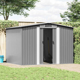 vidaXL Tuinberging 257x205x178 cm metaal grijs