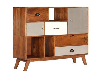 vidaXL Dressoir 115x35x86 cm massief acaciahout