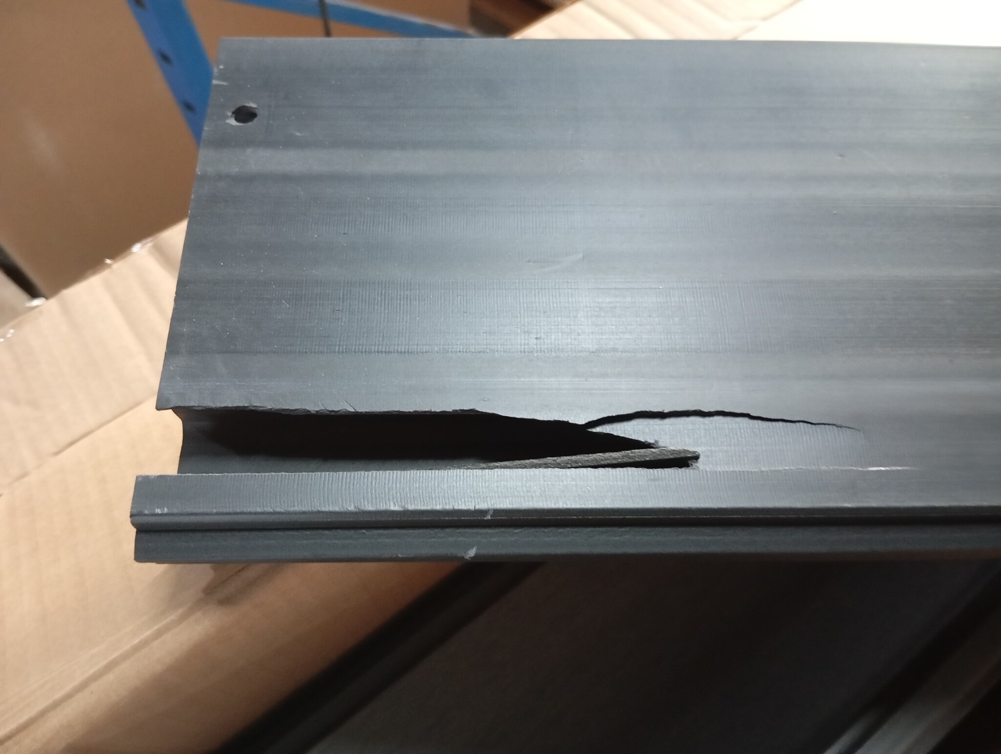 vidaXL Plantenbak verhoogd 300x50x91 cm HKC grijs