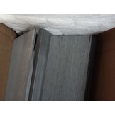 vidaXL Plantenbak verhoogd 300x50x91 cm HKC grijs