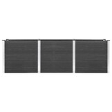 vidaXL Plantenbak verhoogd 300x50x91 cm HKC grijs