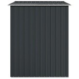 vidaXL Tuinschuur 205x129x183 cm gegalvaniseerd staal antraciet