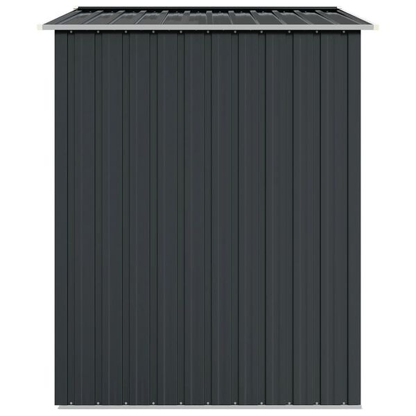 vidaXL Tuinschuur 205x129x183 cm gegalvaniseerd staal antraciet