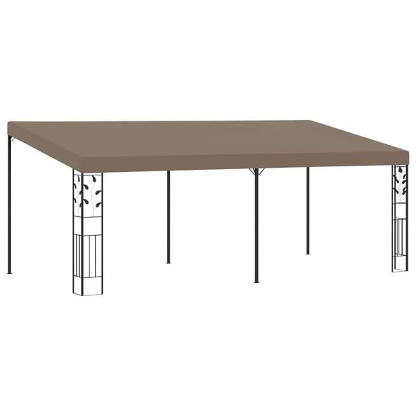 vidaXL Wandprieel 6x3x2,5 m taupe