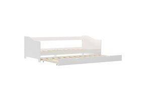 Bedbank Grenenhout Wit 90x200 cm - 35% Korting