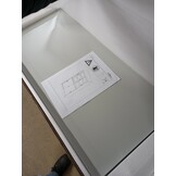 vidaXL Kantoorkast met schuifdeuren 90x40x180 cm staal lichtgrijs