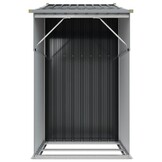 vidaXL Tuinschuur 277x93x179 cm gegalvaniseerd staal antracietkleur
