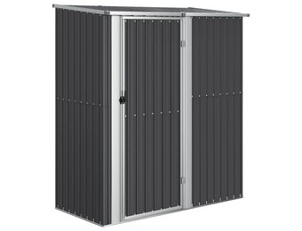 vidaXL Tuinschuur 180,5x97x209,5 cm gegalvaniseerd staal antraciet